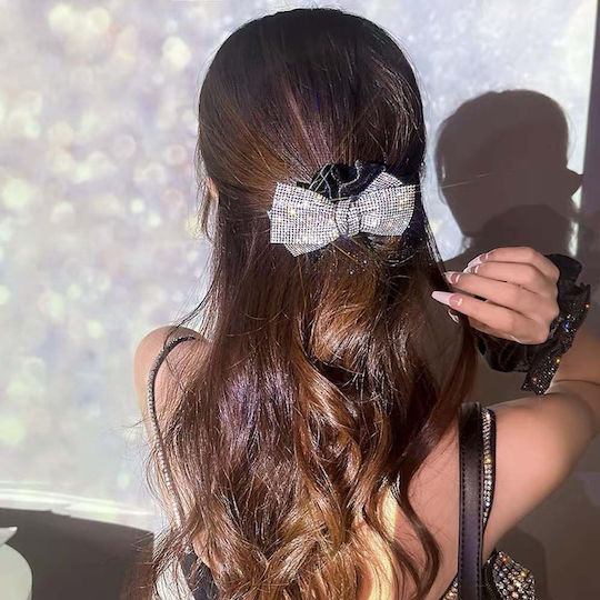 Scrunchie Argintiu Fundă 10x6cm Ac233 Hrd-ac233