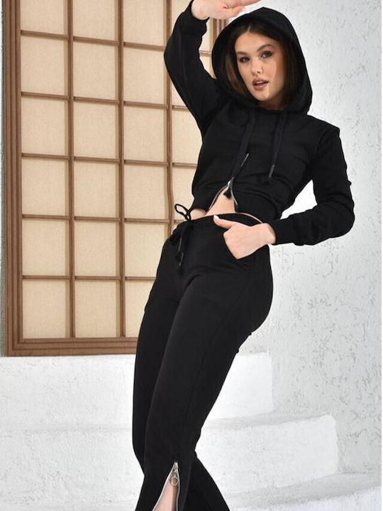 Sweatpants Set Black