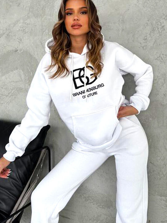 Sweatpants Set White