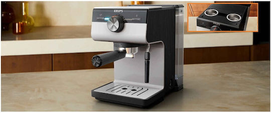 Krups Espressoare Autentică 1140W Presiune 15bar Argintiu XP381B10
