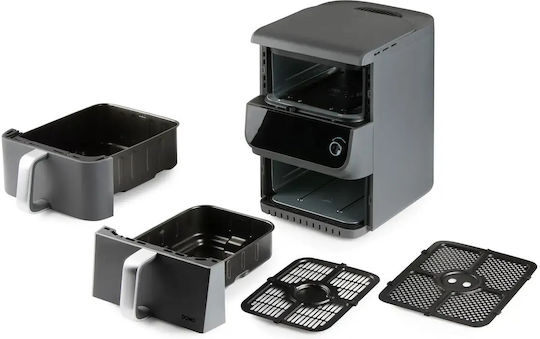 Domo Friteuză cu aer cu Wi-Fi & Coș Detașabil Dublu 10lt Gri DO549FR