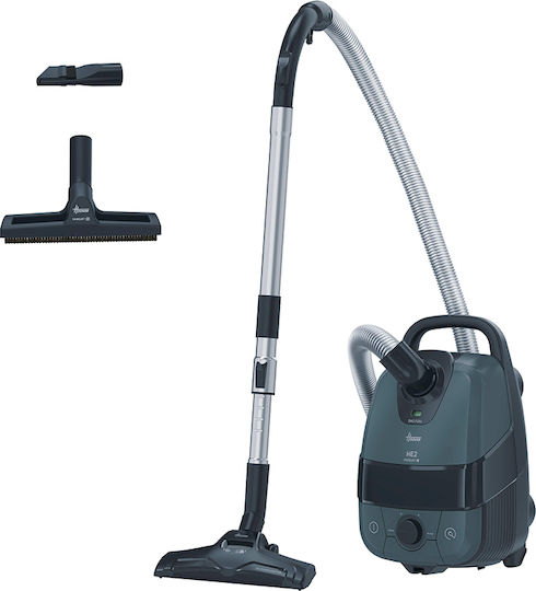 Hoover HE210H 011 Ηλεκτρική Σκούπα 850W με Σακούλα 3.5lt Μαύρη