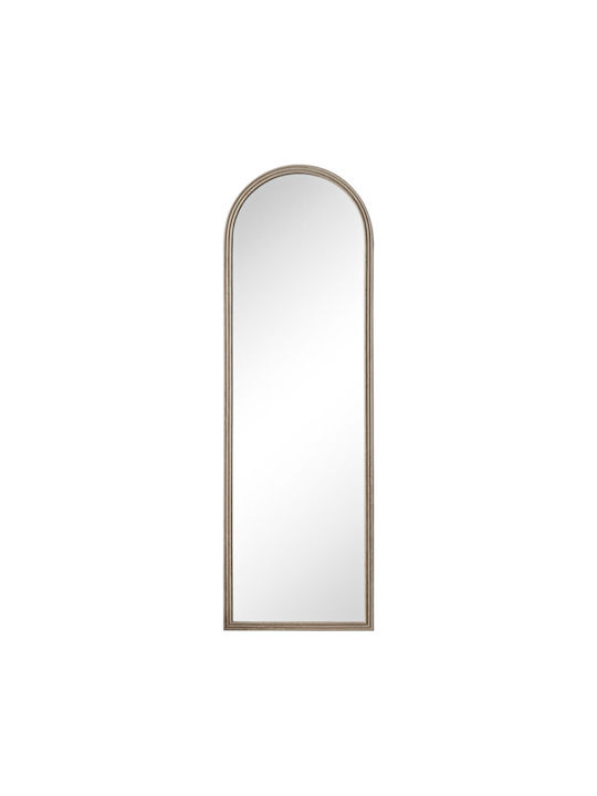 Ankor Arched Floor Mirror with Beige Plastic Frame 170x50cm 2 Pieces