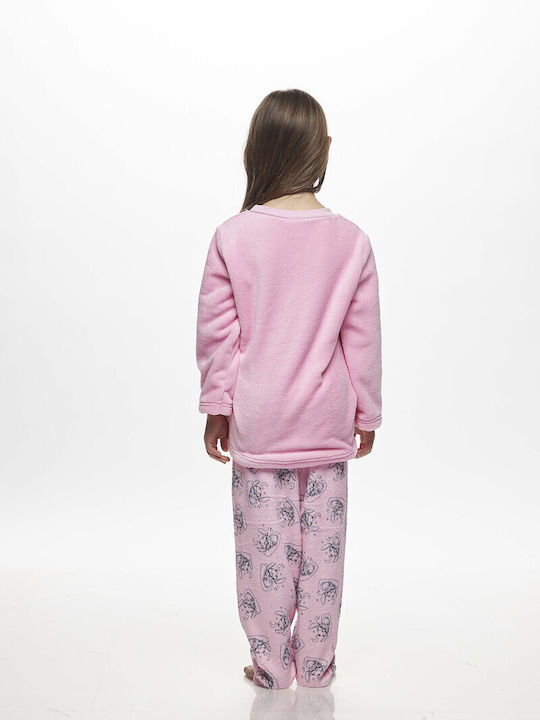 Galaxy Pijama pentru copii De iarnă Fleece Pink
