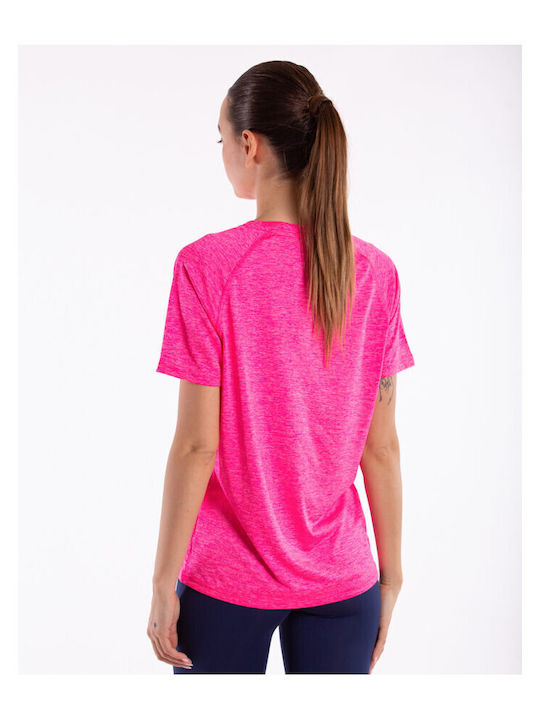 Αθλητικό T-shirt Φούξια