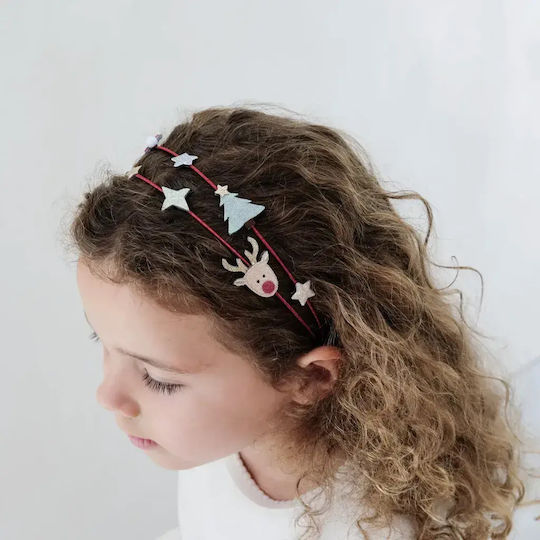 Mimi & Lula Santa & Rudolph Double Alice Headband