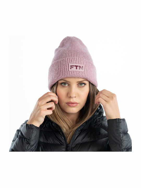 Beanie Unisex Beanie Gestrickt in Rosa Farbe