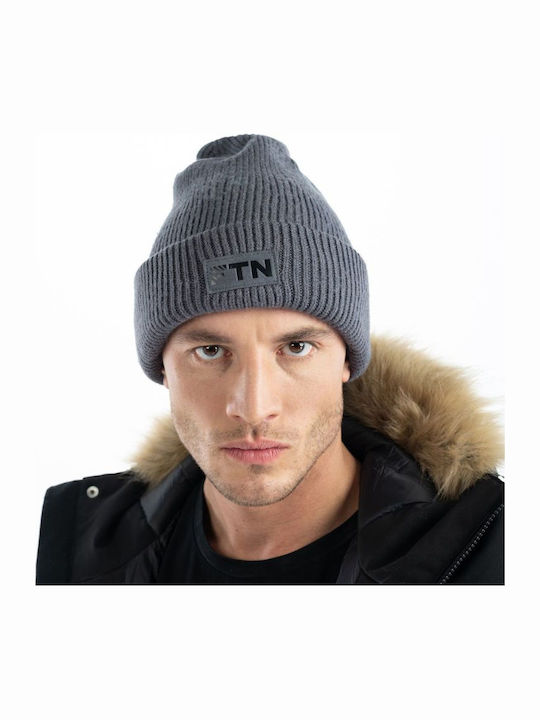 Beanie Unisex Beanie Gestrickt in Lila Farbe
