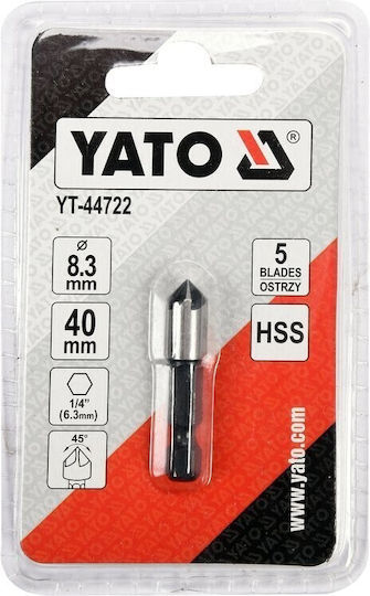 Yato Cutter Bit HSS for Metal \ Wood \ Aluminum \ Plastic 8.3mm x 40mm