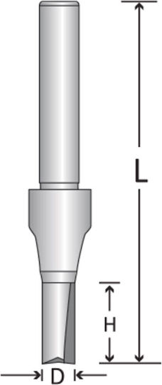 Benman Φρέζα για Διαμόρφωση Αυλακώσεων σε Ξύλο 4mm x 51mm