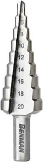Benman Conical Hss Cutter Bit HSS for Metal \ Plastic 20mm x 22mm