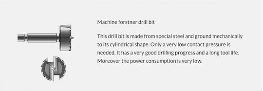 Keil Drill Bit for Wood 35mm x 90mm x 10mm