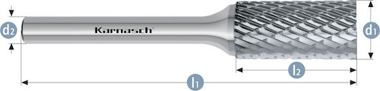 Karnasch Cutter Bit Hartmetall 12mm
