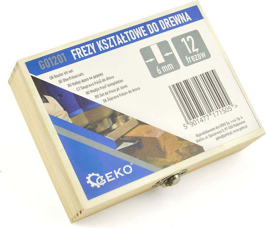 Geko Cutting Tool HSS for Wood 6mm with Bearing