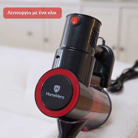 HomeVero Electric Stick Vacuum 500W Black HV-MCVC500