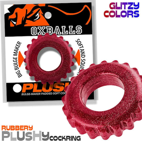 Oxballs Plushy Пръстен За Ерекция Черешови Устни