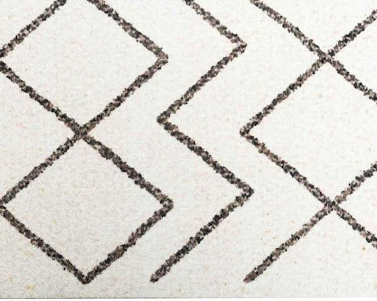 vidaXL Rectangular Kitchen Mat with Anti-slip Underlay Geometric 180x60εκ.