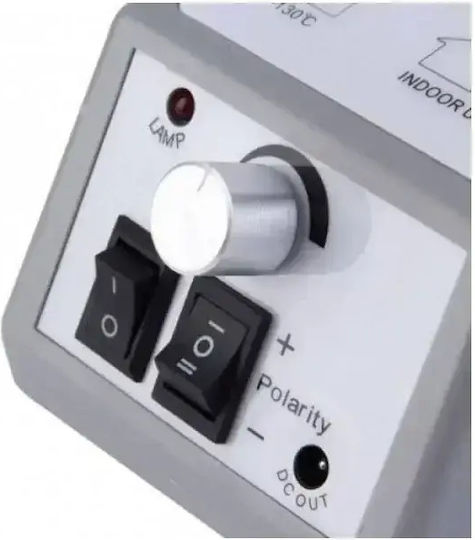 Lina Mercedes 2000 Nail Drill Power 12W Gray with Pedal with 20000 Rotations per Minute with Electronic Power Supply System