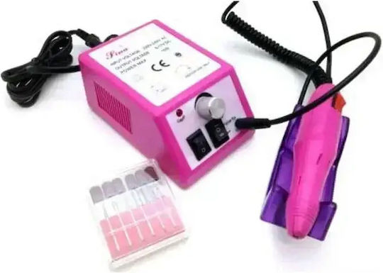Lina Mercedes 2000 Nail Drill Power 12W Gray with Pedal with 20000 Rotations per Minute with Electronic Power Supply System