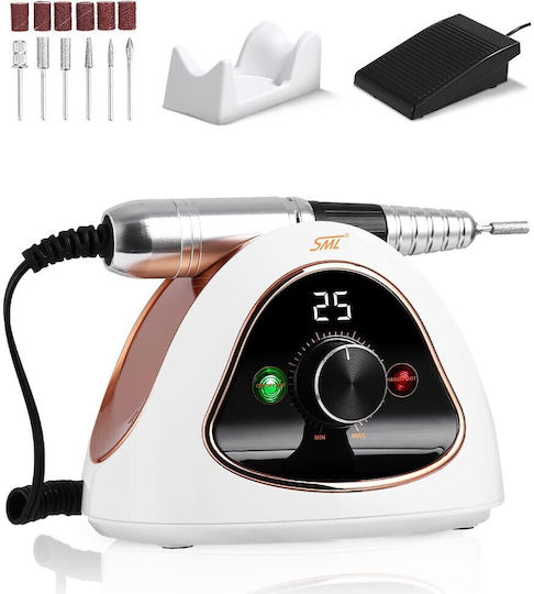 SML Nail Drill Power 65W White with 45000 Rotations per Minute