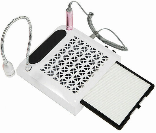 Nail Drill Power 80W White with 30000 Rotations per Minute