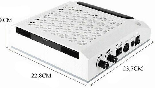 Nail Drill Power 80W White with 30000 Rotations per Minute