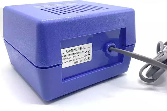 JSDA Τροχός Νυχιών Ρεύματος 35W Μωβ 30000 Στροφών με Πεντάλ