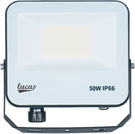 Lucas Waterproof LED Floodlight 50W Warm to Cool White IP66