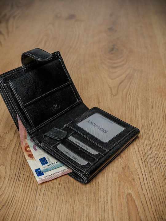 Portofel bărbătesc cu RFID Negru