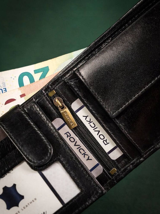 Portofel bărbătesc cu RFID Negru