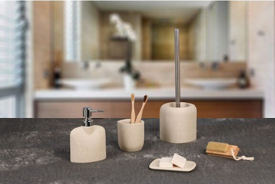 Inter Ceramic Επιτοίχια Ποτηροθήκη Μπεζ