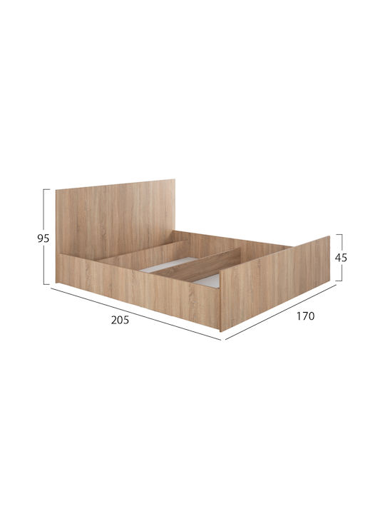 Спален Комплект Sonama Oak 160x200см 5 Бройки