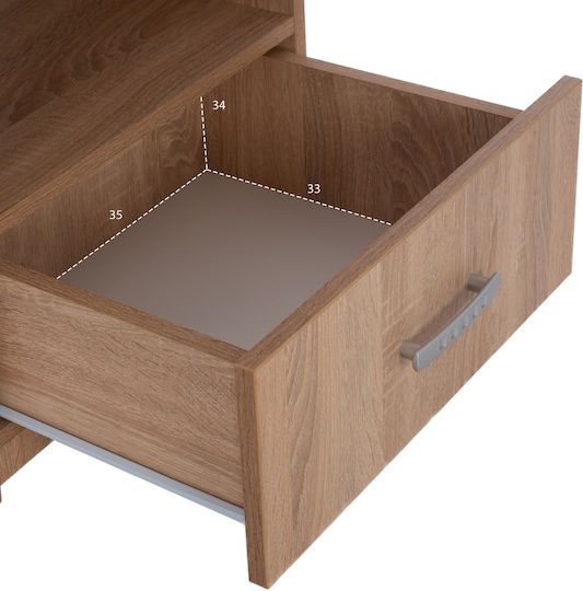 Спален Комплект Sonama Oak 160x200см 5 Бройки