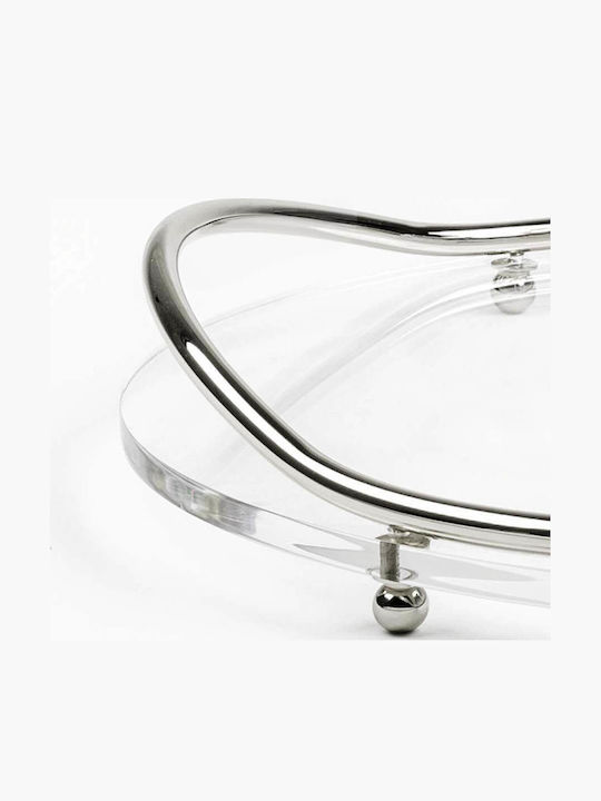 Wedding Tray Plastic / Silver Silver 1pcs