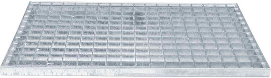 Vidaxl Silver Screen 60 X 40 X 2 Cm Galvanized Steel Cold Dipped