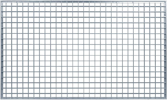 Vidaxl Silver Screen 100 X 60 X 2 Cm Galvanized Steel Cold Dipped