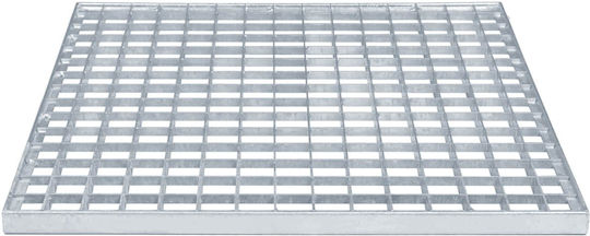 Vidaxl Silver Mesh 50 X 50 X 2 Cm Galvanized Steel Cold Dipped