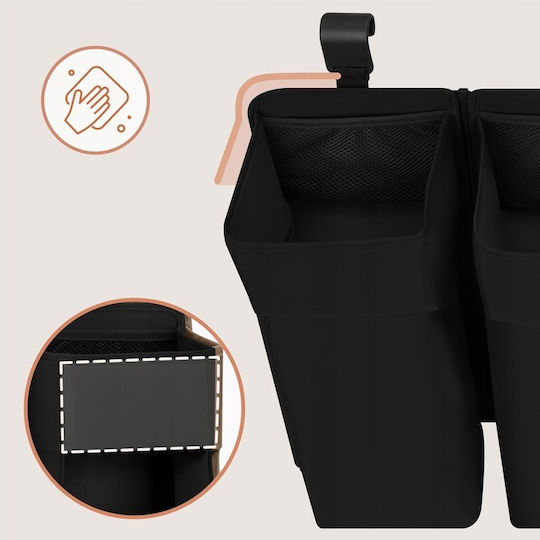 Lionelo Kinderzimmer-Aufbewahrungskörbe Kinderbett-Set Schwarz