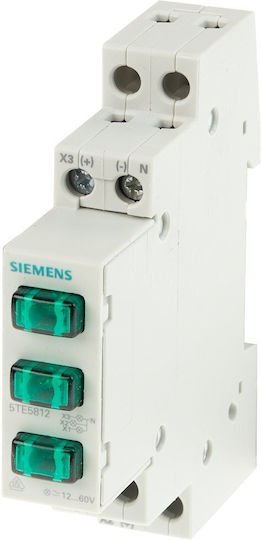 Siemens Τριπλή Ενδεικτική Λυχνία Πίνακα Πράσινη