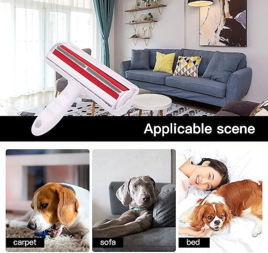 Pet hair Brush Dogs for Coat Grooming Black