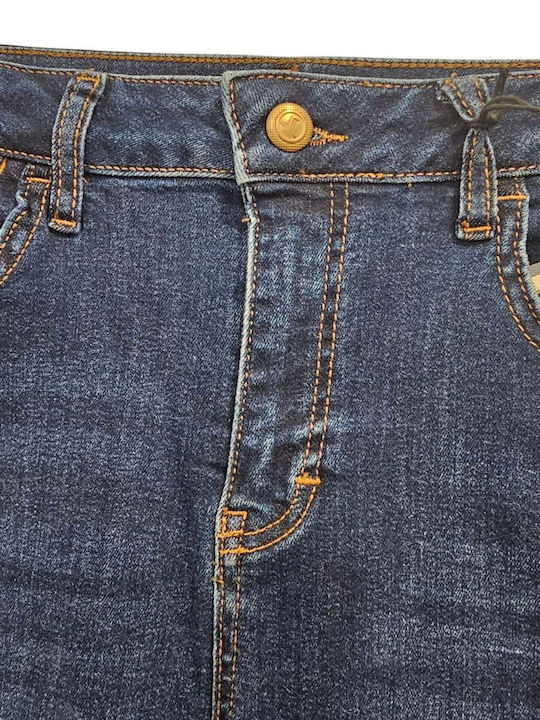 Blugi de damă cu croială skinny Blue Denim - Blue Navy