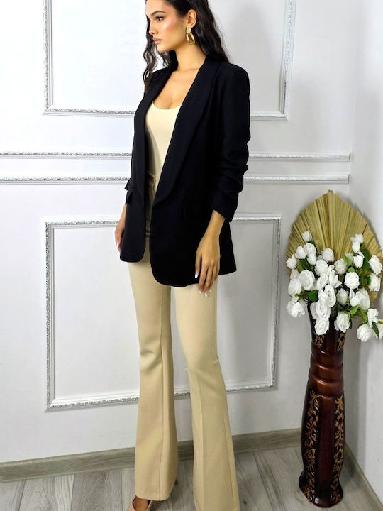 Lang Damen Blazer Black