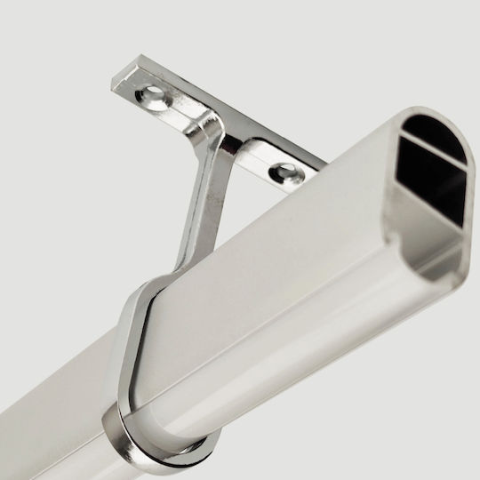 Metallic Surface Mounting Holders 20190-h Aluminum Profile Set of 2 Pieces