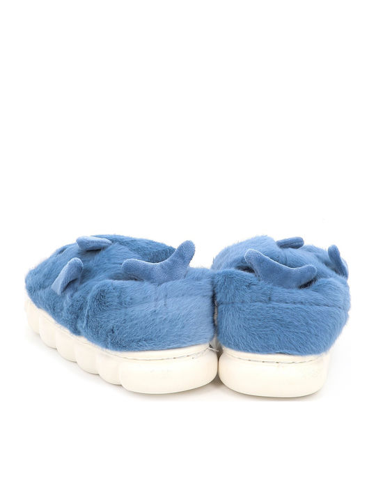 Kinderhausschuhe Blau