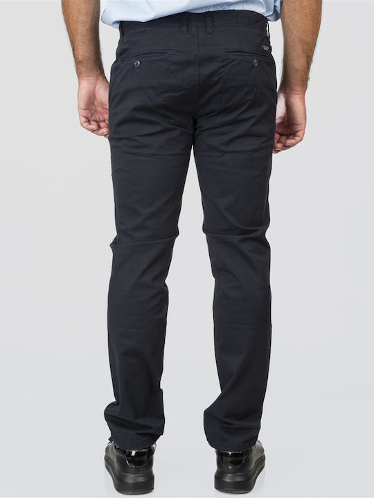 Παντελόνι Chino σε Κανονική Εφαρμογή Navy Μπλε