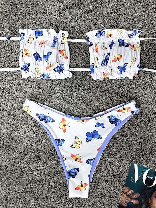 Set Bikini Brazil Λευκό