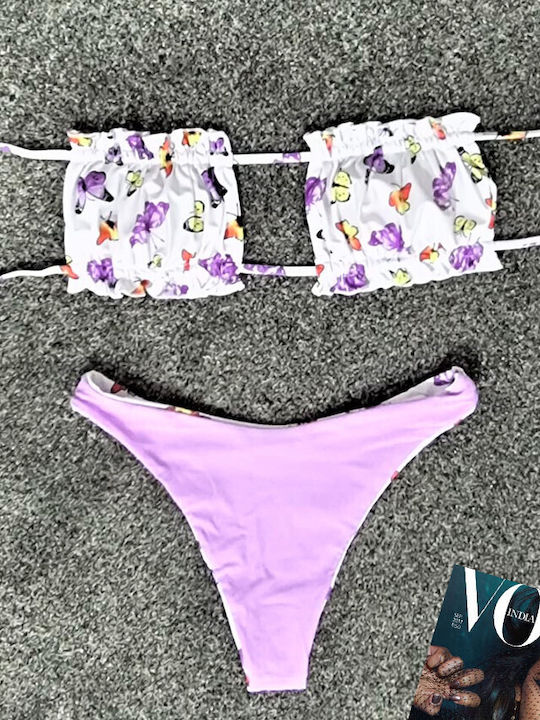 Set Bikini Brasilien Flieder