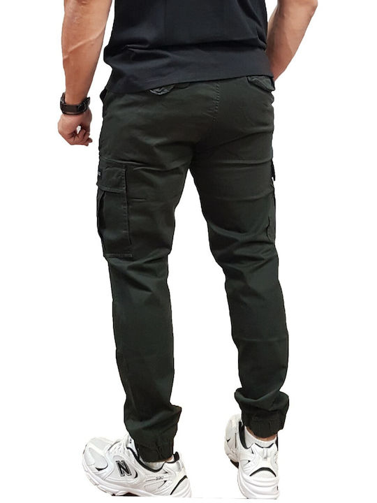 Rebase Trousers Cargo Forest Green, Khaki