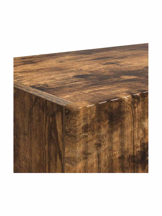 Living Room TV Unit Smoked Oak L60xW31xH29.5cm