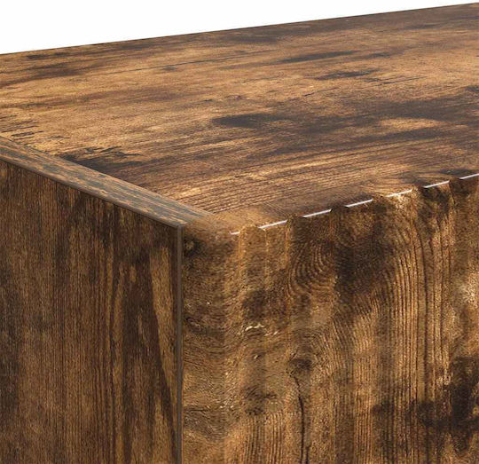 Living Room TV Unit Smoked Oak L60xW31xH29.5cm